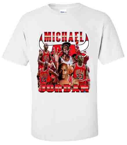 Michael Jordan Chicago Bulls Montage T-Shirt