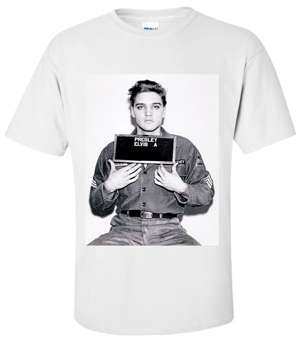 Elvis Presley Mug Shot T Shirt