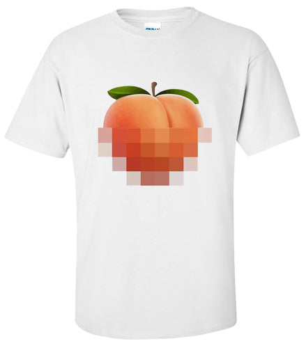 PEACH EMOJI: Censored T Shirt