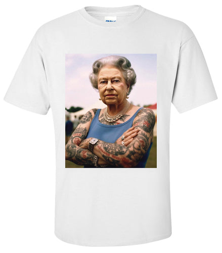 Queen Elizabeth Tattoos T-Shirt