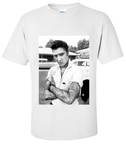 ELVIS PRESLEY inked T Shirt