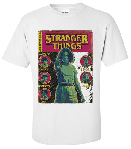 Stranger Things Eleven Comic T-Shirt