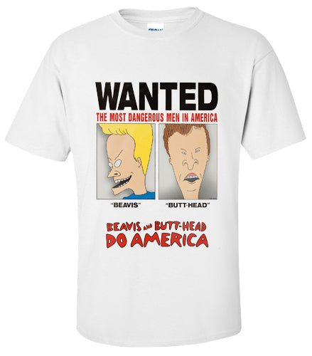 BEAVIS AND BUTTHEAD: WANTED T Shirt