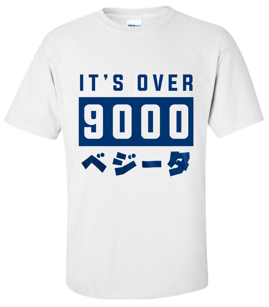 DRAGON BALL Z: Vegeta: Over 9000! T Shirt