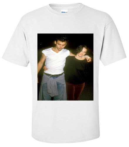 JOHNNY DEPP & WINONA RYDER: Paparazzi T Shirt