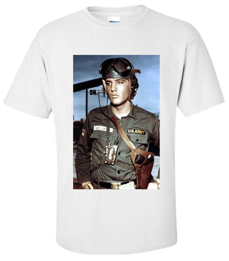 ELVIS PRESLEY: Army T Shirt