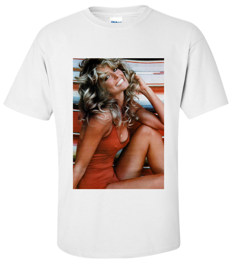 FARRAH FAWCETT: Classic 70's poster T Shirt