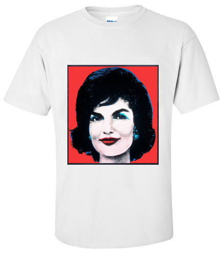 Jackie O Andy Warhol Portrait T-Shirt