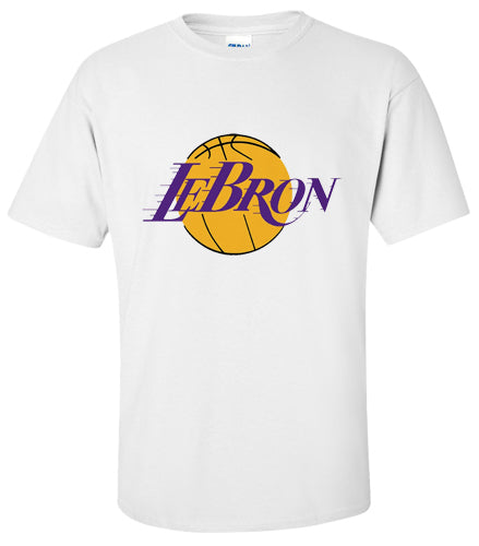 LEBRON JAMES: Lakers Logo T Shirt