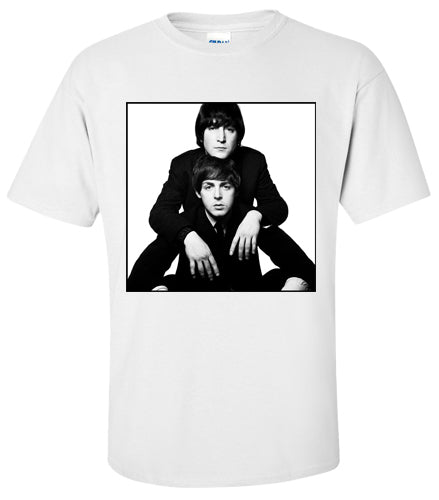 THE BEATLES: John Lennon & Paul McCartney Portrait T Shirt