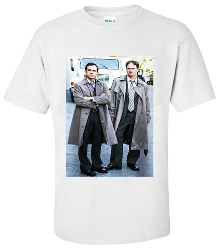 The Office Michael and Dwight Trenchcoats T Shirt