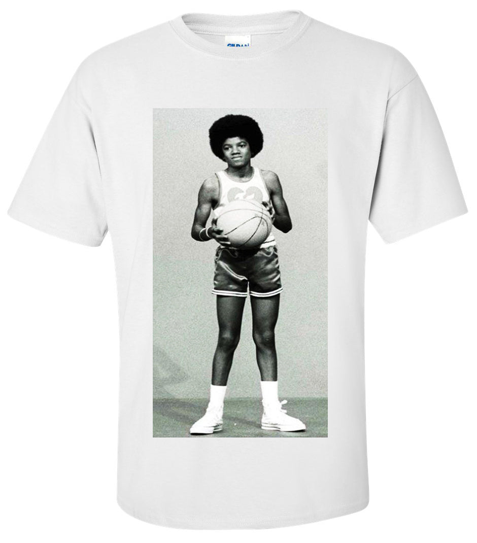 Michael Jackson Young Basketballer T Shirt