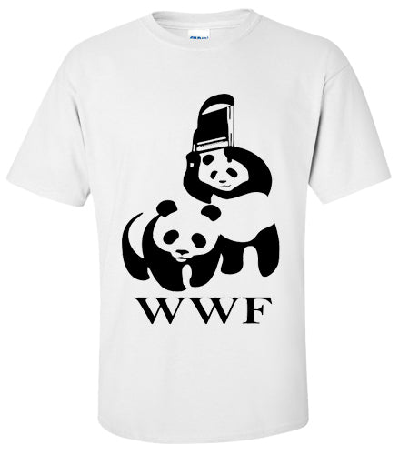 WWF Panda Wrestling T Shirt