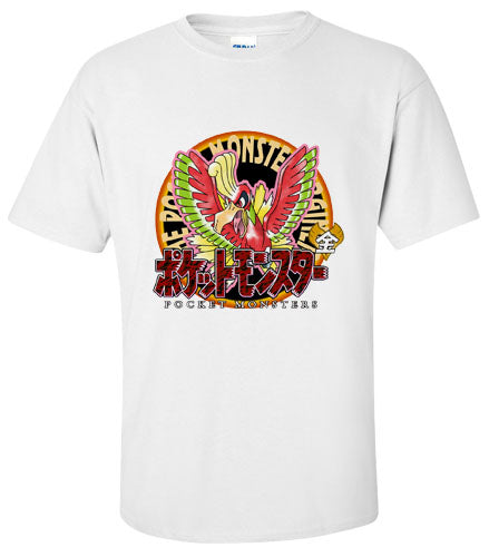 POKEMON GOLD HO-OH RETRO JAPANESE T Shirt