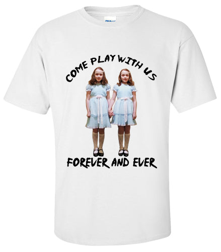 THE SHINING: Come Play With Us Twins T Shirt
